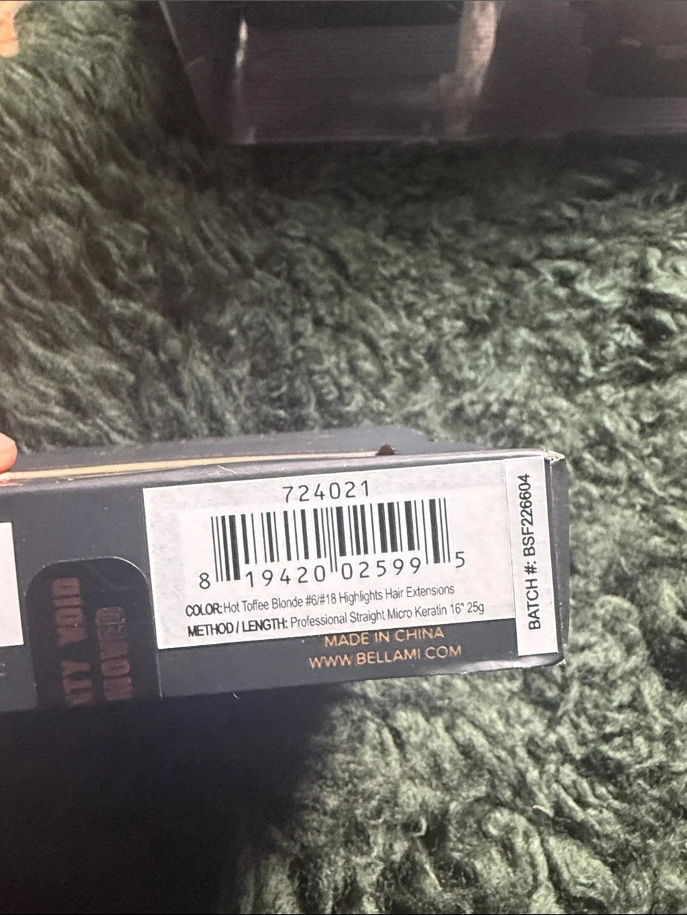 BELLAMI Blonde Micro K-Tip Hair Extensions hot toffee 16 inch 25 g new!